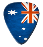 12 x Australian Flag Guitar Picks