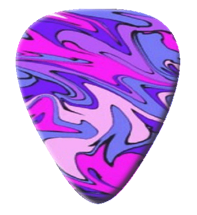 12 X Purple Swirl Guitar Picks