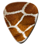 12 Giraffe Print Guitar Picks