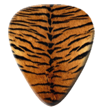 12 Tiger Print Guitar Picks