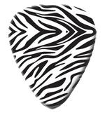 12 x Zebra Print Black n White