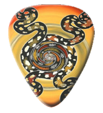 12 X Aboriginal Snake Guitar Picks