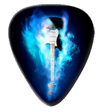 12 Blue Flame Guitar Picks