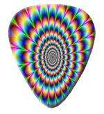 12 X Psychedelic Guitar Picks