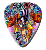 12 X Tattoo Guitar Picks Lot 8